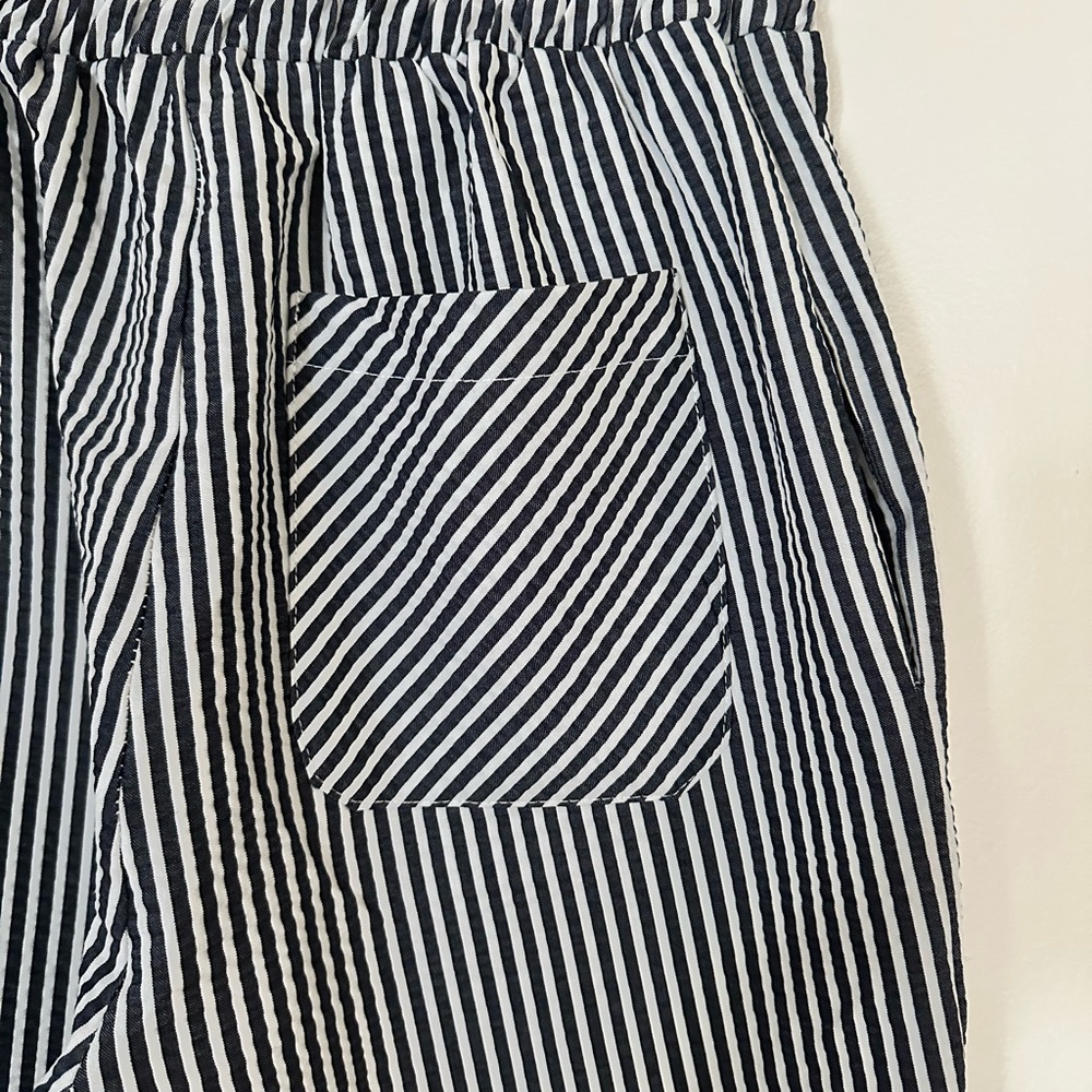 Bodyform Blue and White Striped Pants with Back Pocket and concealed side pocket - Picture 4 of 5